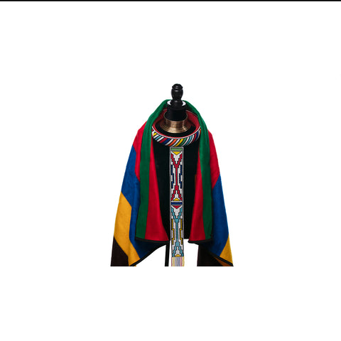 African Ndebele Shawl Blanket