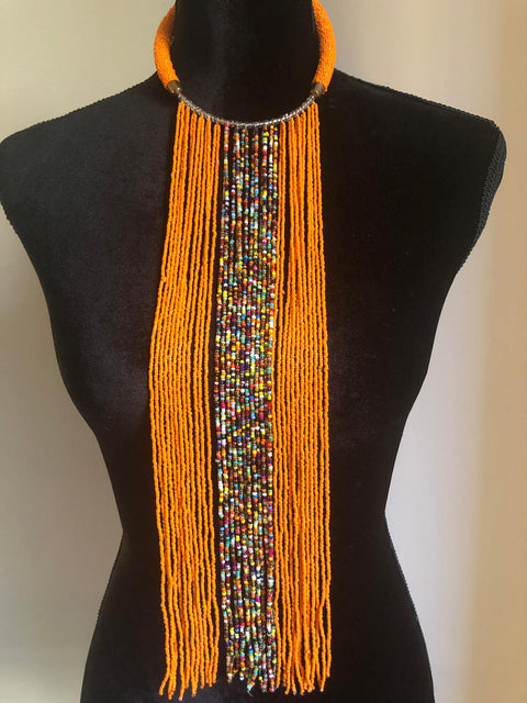 Masai Necklace hanging beads